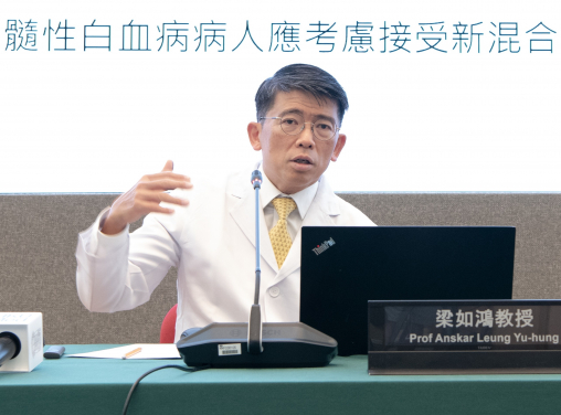 港大醫學院梁如鴻教授領導的一項研究發現，聯合使用FLT3抑制劑Quizartinib與用於慢性白血病的蛋白質抑制劑Omacetaxine Mepesuccinate（合稱QUIZOM），不僅有效抑制癌細胞生長，更能激活患者自身免疫系統，降低復發風險。
 